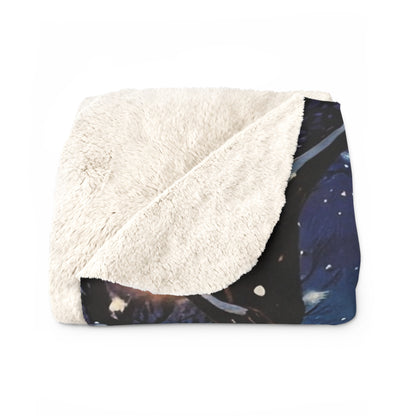 Frostbound Whiskers Fleece Blanket