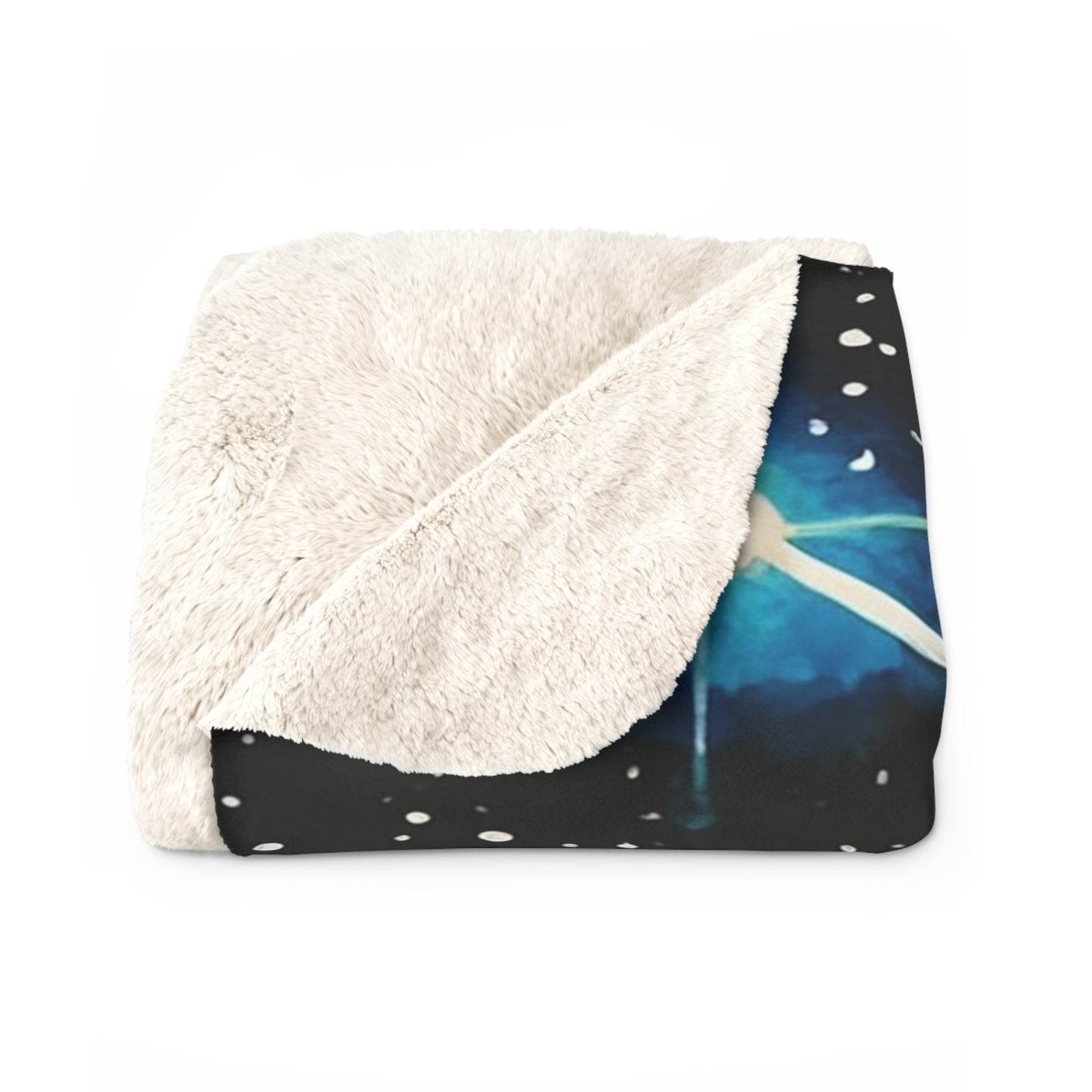 Moonlit Wanderer Fleece Blanket